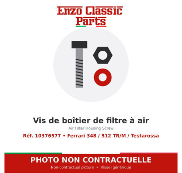 Ferrari 348 / 512 TR/M / Testarossa - Air Filter Housing Screw - Ref. 10376577