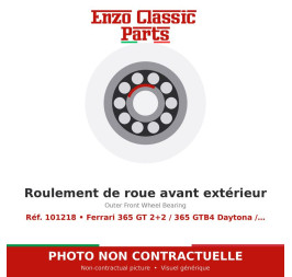 Ferrari 365 GT 2+2 / 365 GTB4 Daytona / 365 GTC4 - Outer Front Wheel Bearing - Ref. 101218