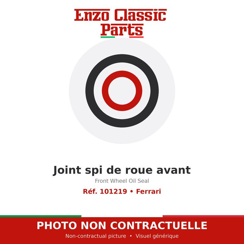 Ferrari - Front Wheel Oil Seal - Ref. 101219