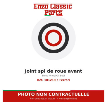 Ferrari - Front Wheel Oil Seal - Ref. 101219