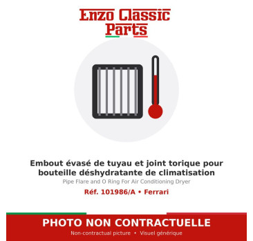 Ferrari - Pipe Flare and O Ring For Air Conditioning Dryer - Ref. 101986/A