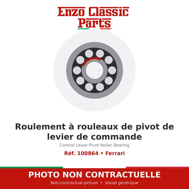 Ferrari - Control Lever Pivot Roller Bearing - Ref. 100864