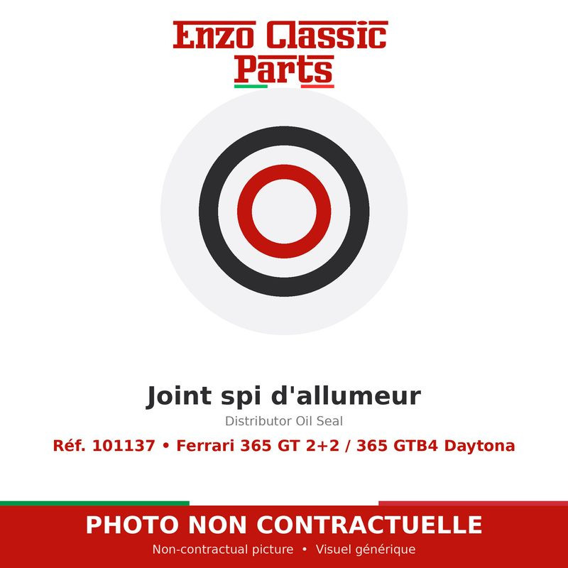 Ferrari 365 GT 2+2 / 365 GTB4 Daytona - Joint spi d'allumeur - Réf. 101137