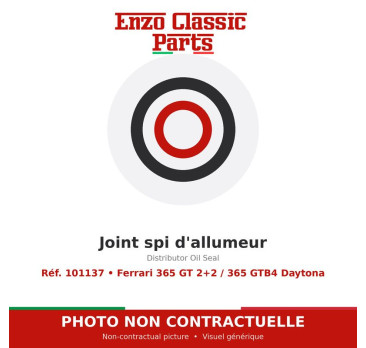 Ferrari 365 GT 2+2 / 365 GTB4 Daytona - Joint spi d'allumeur - Réf. 101137