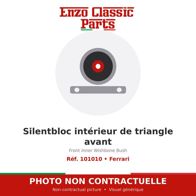 Ferrari - Silentbloc intérieur de triangle avant - Réf. 101010