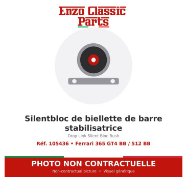 Ferrari 365 GT4 BB / 512 BB - Drop Link Silent Bloc Bush - Ref. 105436