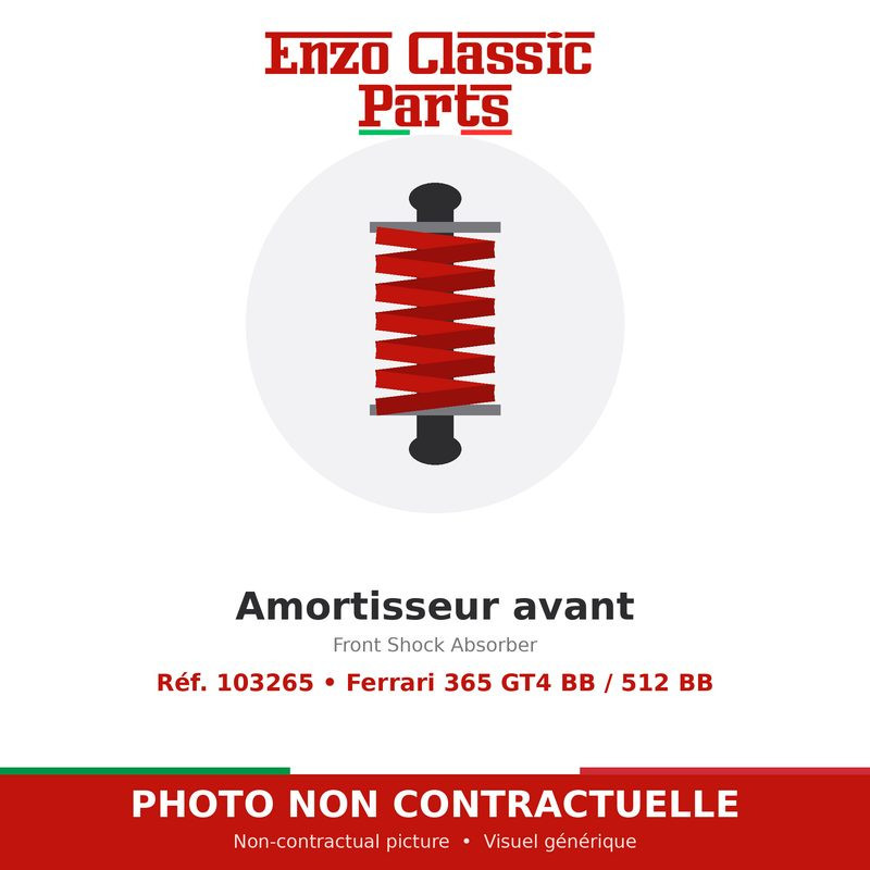 Ferrari 365 GT4 BB / 512 BB - Front Shock Absorber - Ref. 103265