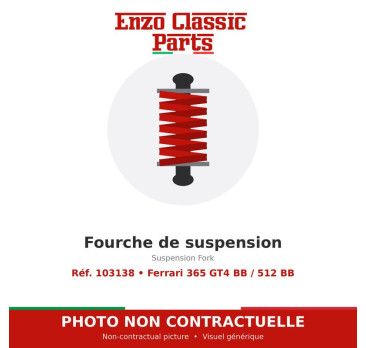 Ferrari 365 GT4 BB / 512 BB - Fourche de suspension - Réf. 103138