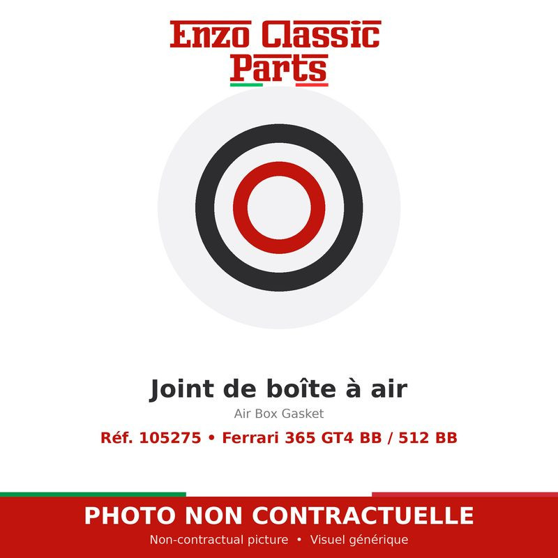Ferrari 365 GT4 BB / 512 BB - Air Box Gasket - Ref. 105275