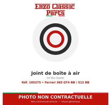 Ferrari 365 GT4 BB / 512 BB - Air Box Gasket - Ref. 105275