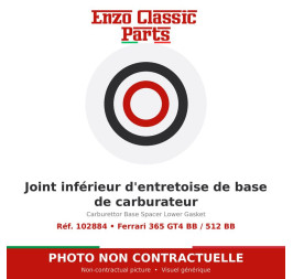 Ferrari 365 GT4 BB / 512 BB - Joint inférieur d'entretoise de base de carburateur - Réf. 102884