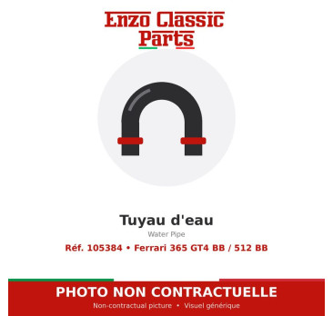 Ferrari 365 GT4 BB / 512 BB - Water Pipe - Ref. 105384