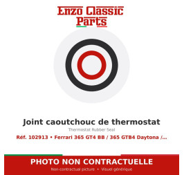 Ferrari 365 GT4 BB / 365 GTB4 Daytona / 512 BB - Joint caoutchouc de thermostat - Réf. 102913