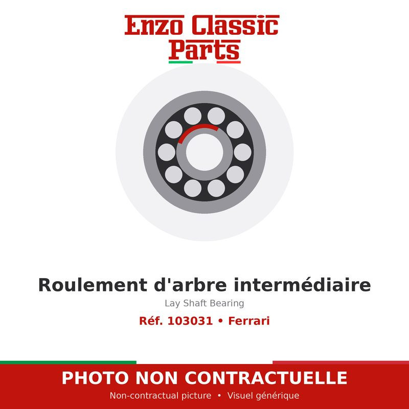 Ferrari - Roulement d'arbre intermédiaire - Réf. 103031
