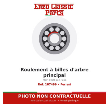 Ferrari - Main Shaft Ball Race - Ref. 107499