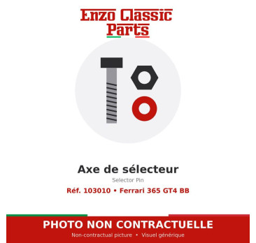 Ferrari 365 GT4 BB - Selector Pin - Ref. 103010
