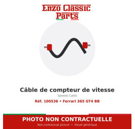 Ferrari 365 GT4 BB - Câble de compteur de vitesse - Réf. 100536