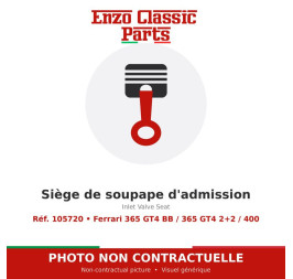 Ferrari 365 GT4 BB / 365 GT4 2+2 / 400 - Siège de soupape d'admission - Réf. 105720