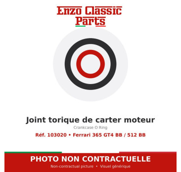 Ferrari 365 GT4 BB / 512 BB - Crankcase O Ring - Ref. 103020