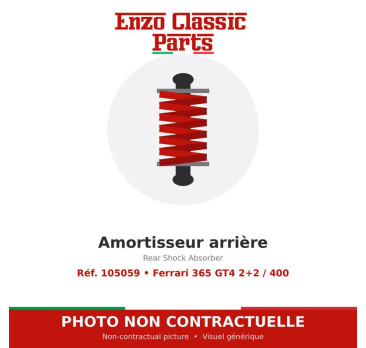 Ferrari 365 GT4 2+2 / 400 - Rear Shock Absorber - Ref. 105059