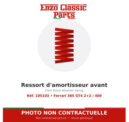 Ferrari 365 GT4 2+2 / 400 - Front Shock Absorber Spring - Ref. 105103