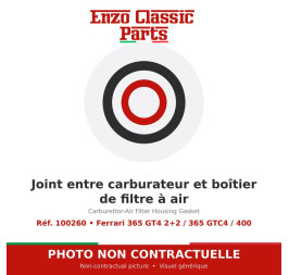 Ferrari 365 GT4 2+2 / 365 GTC4 / 400 - Carburettor-Air Filter Housing Gasket - Ref. 100260