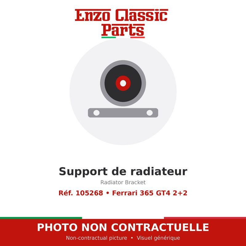 Ferrari 365 GT4 2+2 - Support de radiateur - Réf. 105268