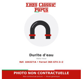 Ferrari 365 GT4 2+2 - Durite d'eau - Réf. 104327/A