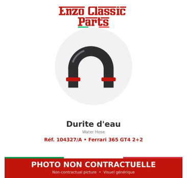 Ferrari 365 GT4 2+2 - Water Hose - Ref. 104327/A