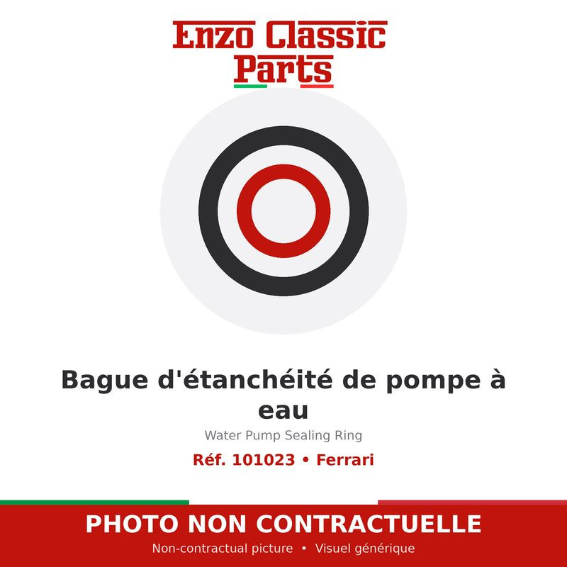 Ferrari - Bague d'étanchéité de pompe à eau - Réf. 101023