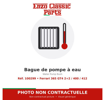 Ferrari 365 GT4 2+2 / 400 / 412 - Bague de pompe à eau - Réf. 100299