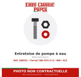 Ferrari 365 GT4 2+2 / 400 / 412 - Water Pump Spacer - Ref. 100431