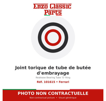 Ferrari - Joint torique de tube de butée d'embrayage - Réf. 101615