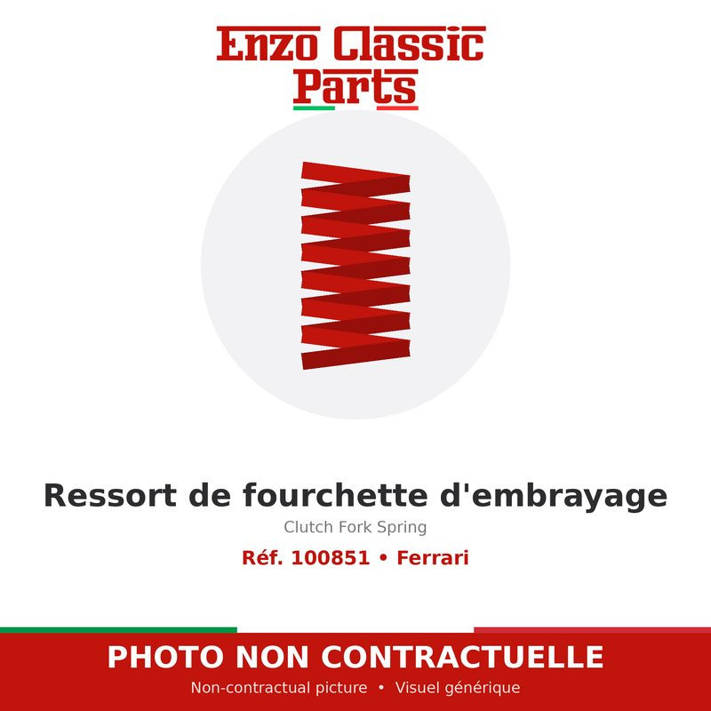 Ferrari - Clutch Fork Spring - Ref. 100851