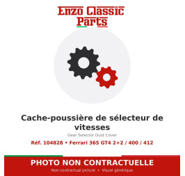 Ferrari 365 GT4 2+2 / 400 / 412 - Cache-poussière de sélecteur de vitesses - Réf. 104828
