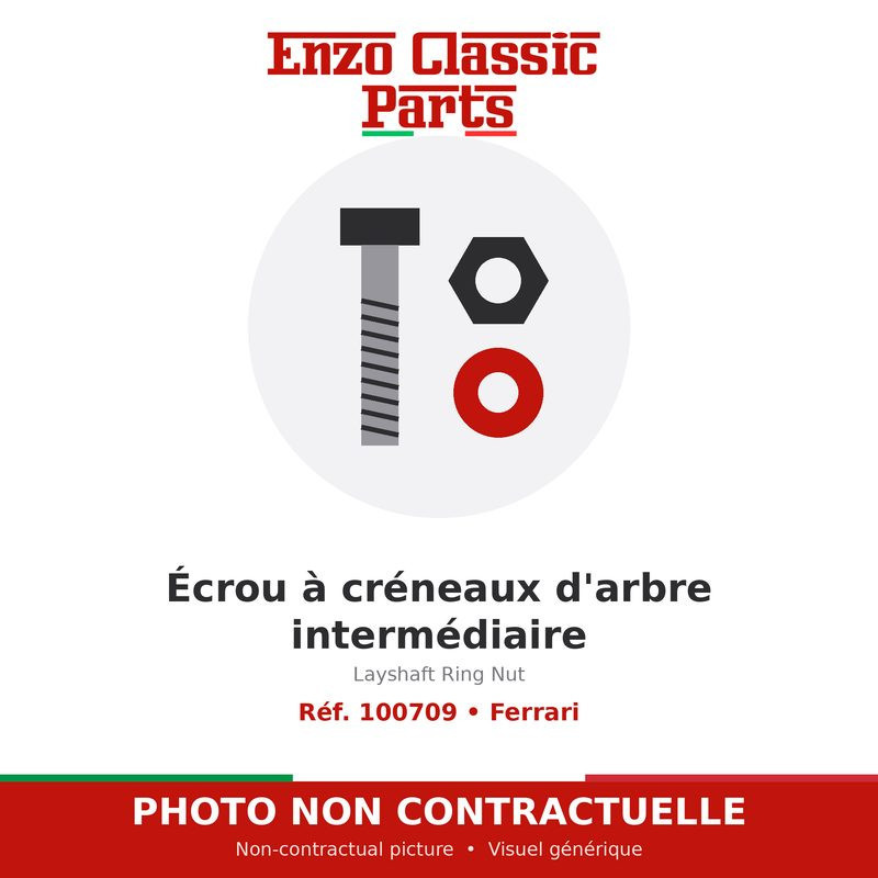 Ferrari - Layshaft Ring Nut - Ref. 100709