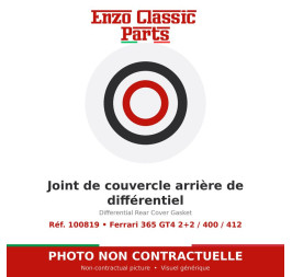Ferrari 365 GT4 2+2 / 400 / 412 - Differential Rear Cover Gasket - Ref. 100819