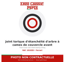 Ferrari - Joint torique d'étanchéité d'arbre à cames de couvercle avant - Réf. 101028