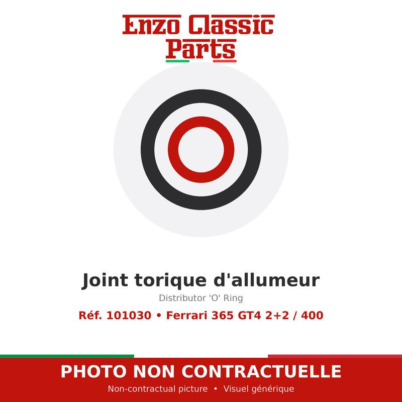 Ferrari 365 GT4 2+2 / 400 - Joint torique d'allumeur - Réf. 101030