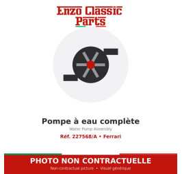 Ferrari - Pompe à eau complète - Réf. 227568/A