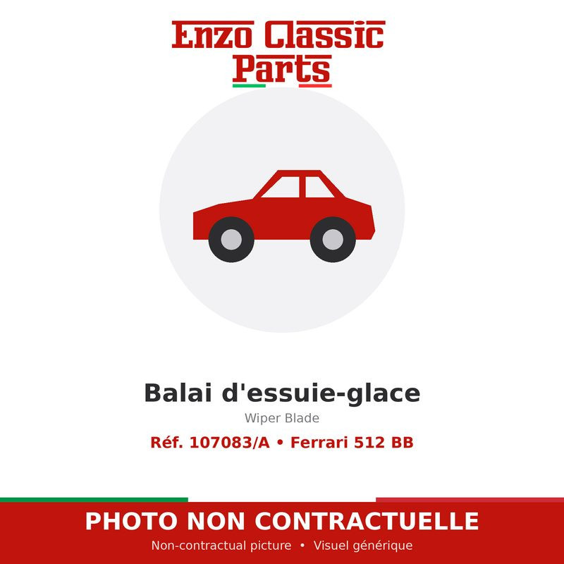 Ferrari 512 BB - Balai d'essuie-glace - Réf. 107083/A