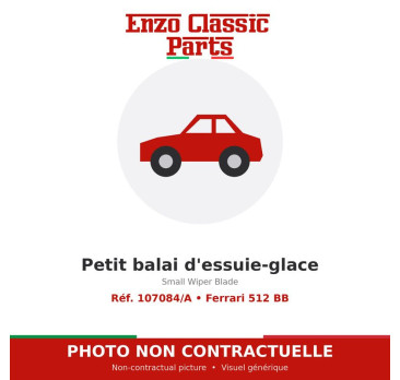Ferrari 512 BB - Petit balai d'essuie-glace - Réf. 107084/A