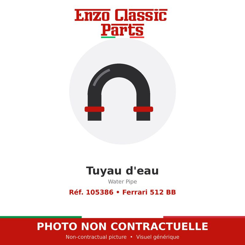 Ferrari 512 BB - Water Pipe - Ref. 105386