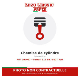 Ferrari 512 BB / 512 TR/M - Cylinder Liner - Ref. 107057