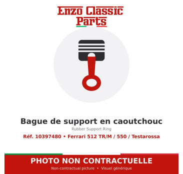 Ferrari 512 TR/M / 550 / Testarossa - Rubber Support Ring - Ref. 10397480