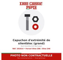 Ferrari Dino 206 / Dino 246 - Capuchon d'extrémité de silentbloc (grand) - Réf. 101014