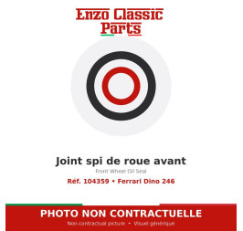Ferrari Dino 246 - Joint spi de roue avant - Réf. 104359