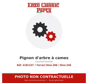Ferrari Dino 206 / Dino 246 - Pignon d'arbre à cames - Réf. 4181157