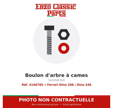 Ferrari Dino 206 / Dino 246 - Camshaft Bolt - Ref. 4146765