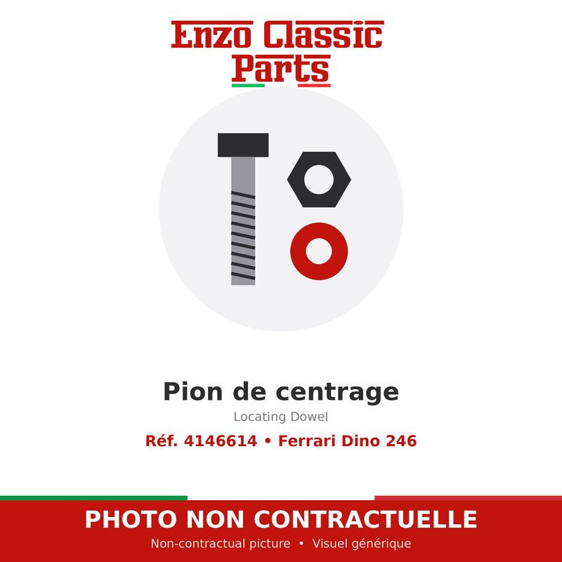 Ferrari Dino 246 - Pion de centrage - Réf. 4146614